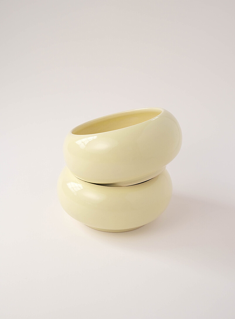 Pas Mon Style White Stacking bowl