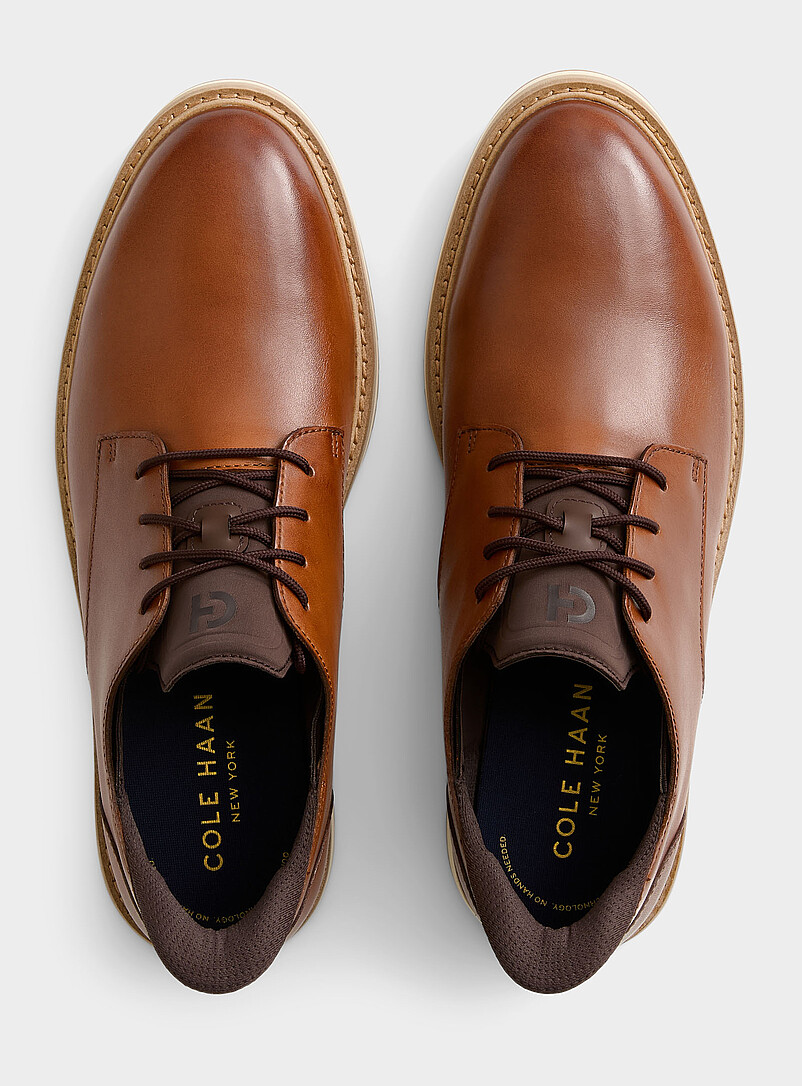 Cole Haan: La chaussure derby Mansfield Grand Quick-On Homme Noir pour homme