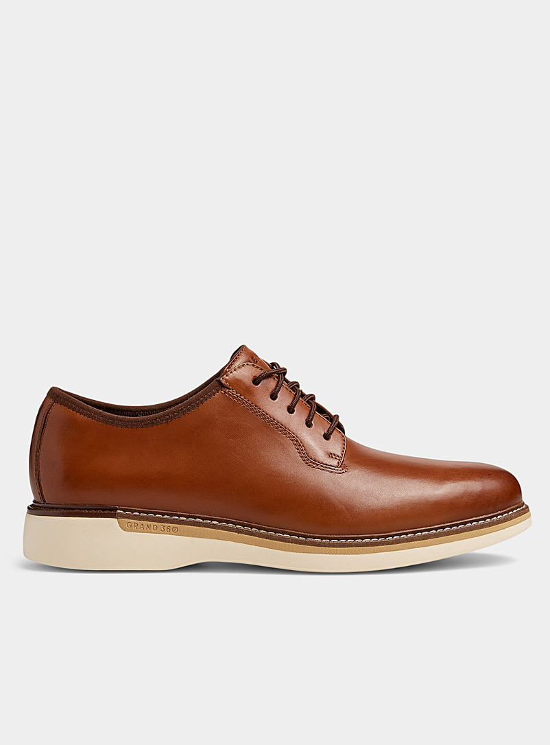 Cole Haan Brown Grand Ambition Postman blucher shoes Men for men