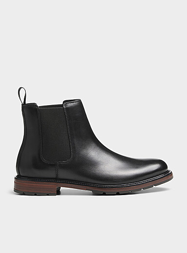 Cole Haan: La botte Chelsea imperm&eacute;able Roundhill Grand Homme Noir pour homme