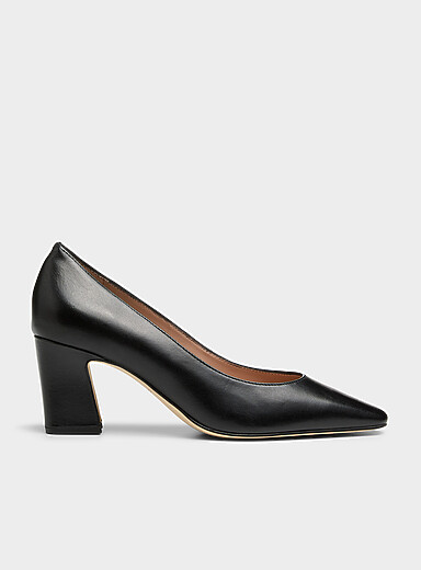 Blanche sleek leather pumps Women