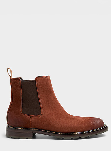 Cole Haan Brown Roundhill Grand waterproof Chelsea boots Men for men