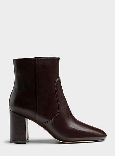 Cole Haan Brown Chocolate leather Caterina ankle boots Women for women