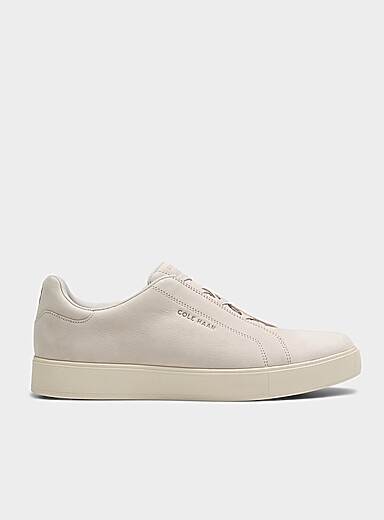 Cole Haan: Le sneaker &agrave; enfiler GrandPr&oslash; Luxe Homme Gris clair pour homme
