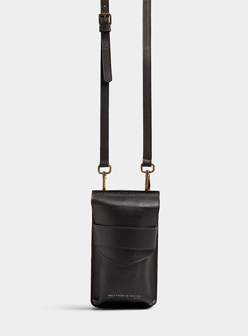 Beatnik & Sons Black Kerouac shoulder bag for men