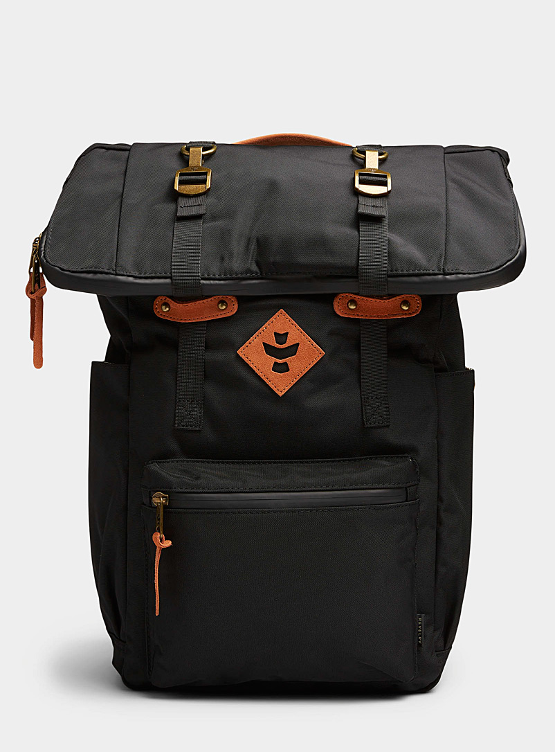 Revelry Black Drifter backpack for men