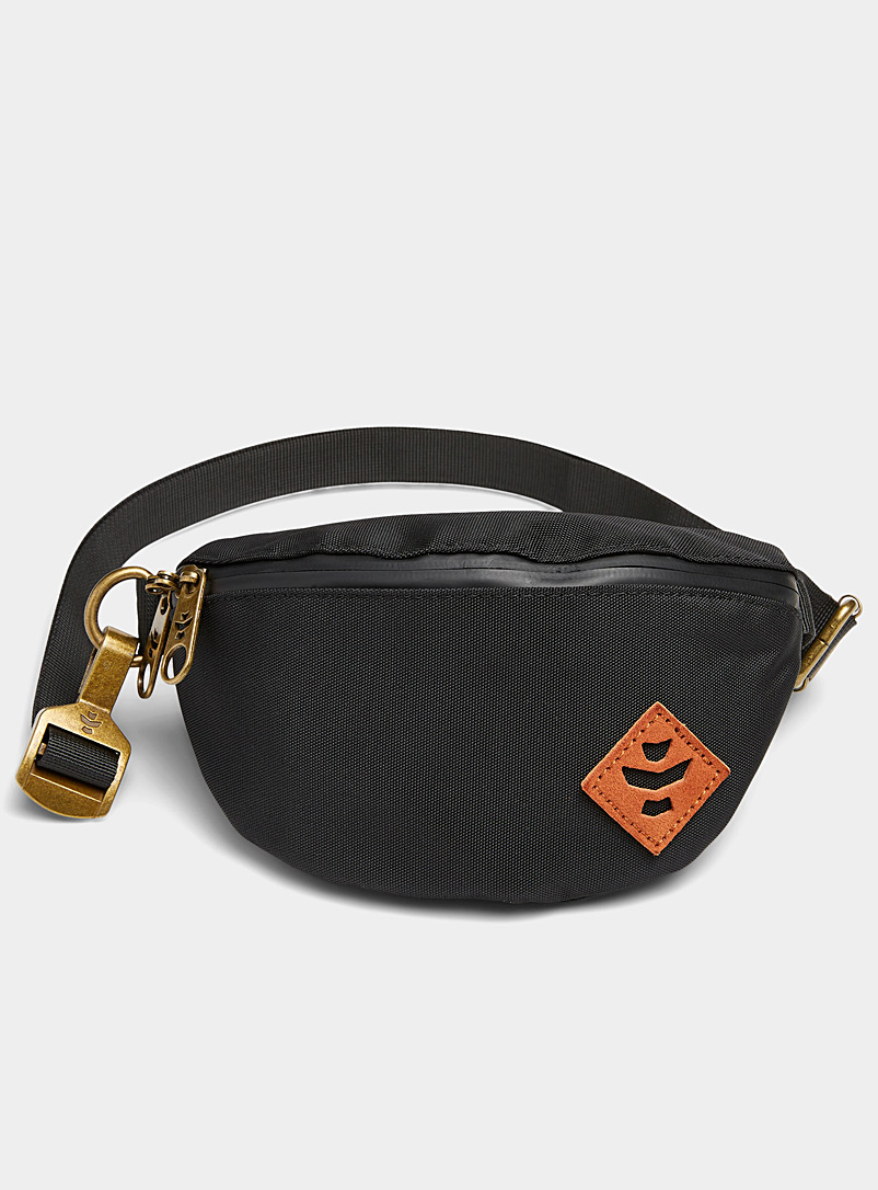Revelry Black Amigo belt bag for men
