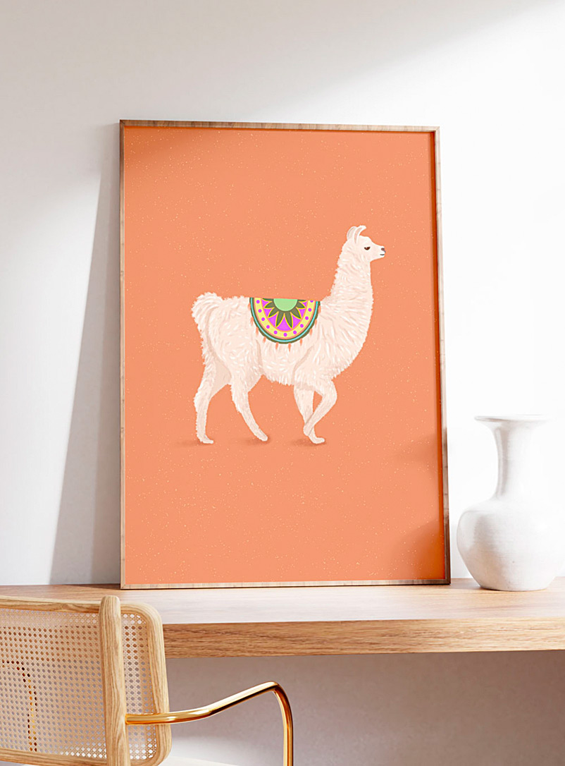 Its Funny Howww Assorted Llama art print See available sizes