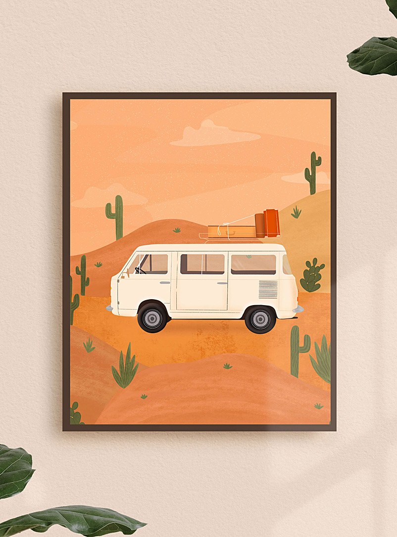 Its Funny Howww Assorted Van Life art print 3 sizes available