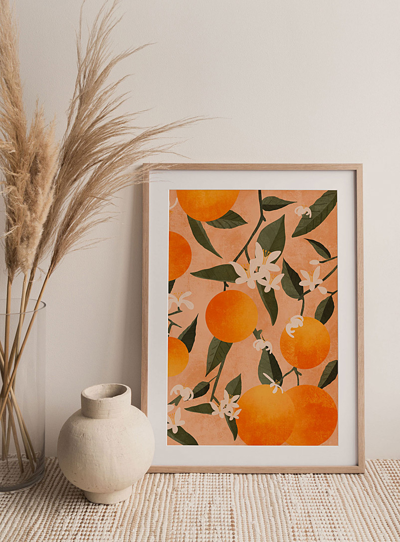 Its Funny Howww Assorted Citrus art print 11 x 14 in