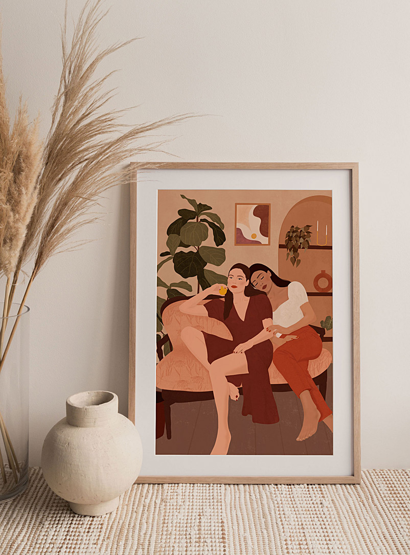 Its Funny Howww Assorted Lovers art print 11 x 14 in