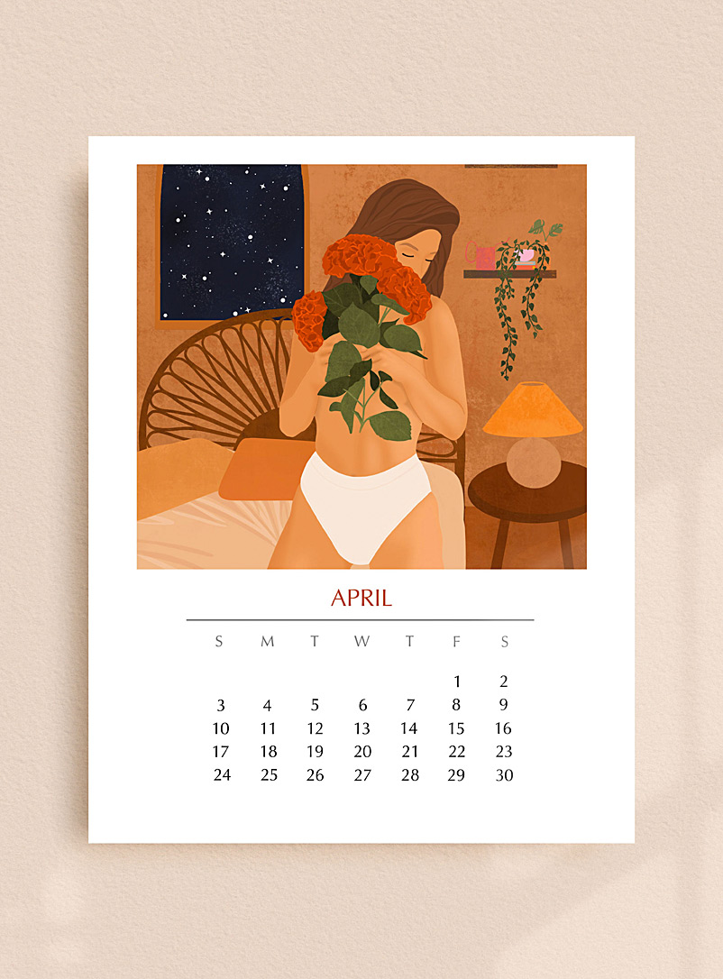 Its Funny Howww: Le calendrier 2022 force des femmes 8,5 x 11 po Version anglaise