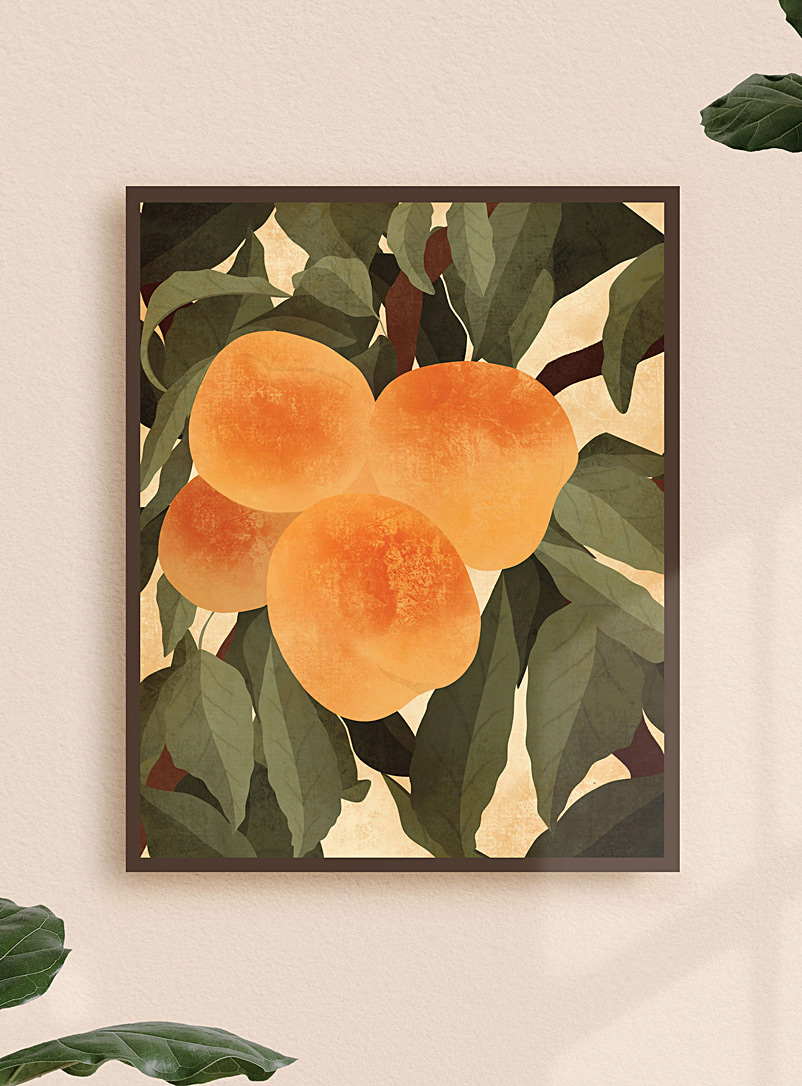 Its Funny Howww Assorted Peaches art print See available sizes