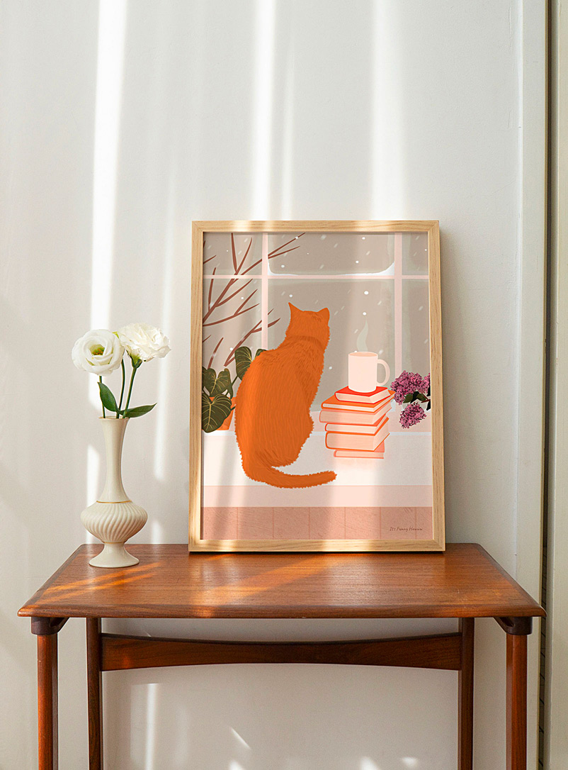 Its Funny Howww Assorted Caramel cat art print See available sizes