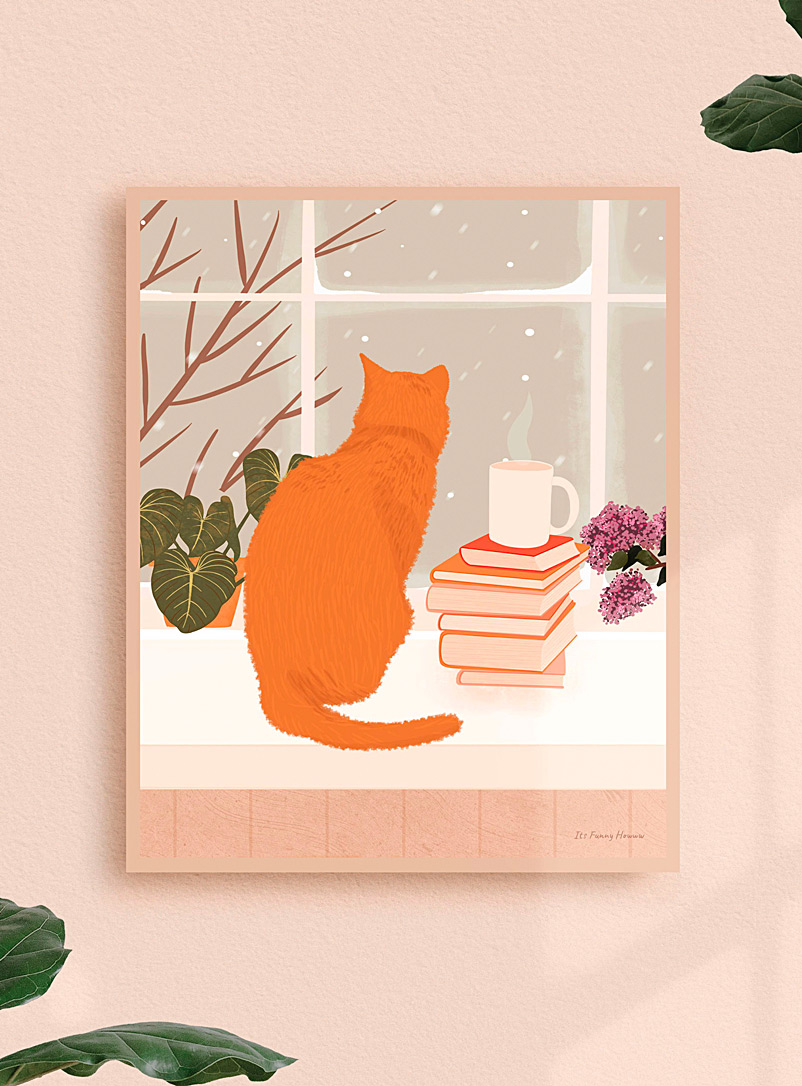 Its Funny Howww: L'affiche chat caramel Voir nos formats offerts Assorti