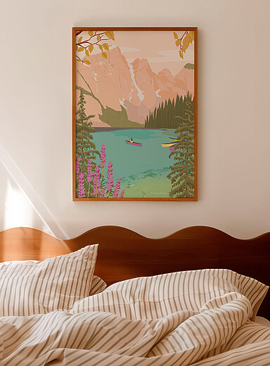 Moraine Lake art print 11" x 14"