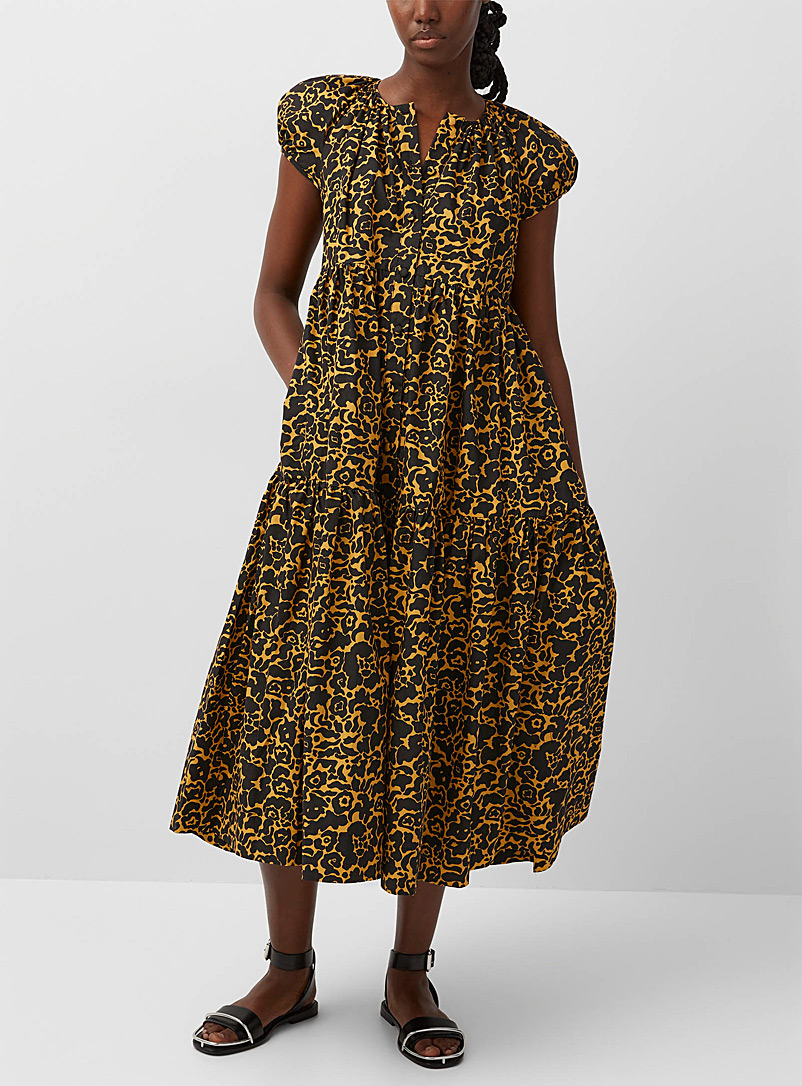 Beaufille Patterned Brown Angelou dress for women