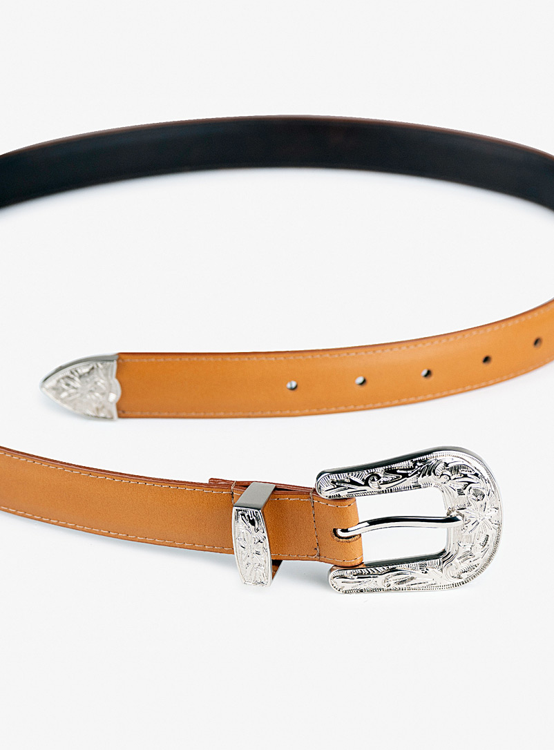 Boucle De Ceinture Western 'I Love Square Dancing' - En Laiton - Pour Ceinture Jusqu'à 45mm - Occasion
