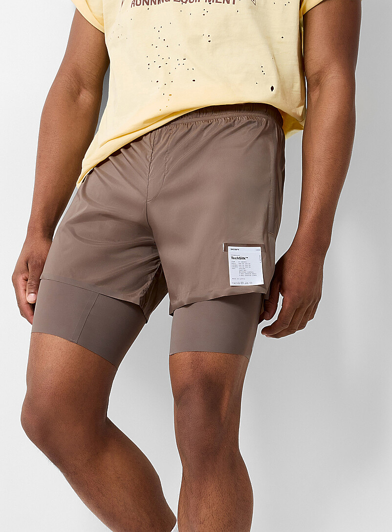TechSilk™ shorts with built-in bike short 8" length product image 2