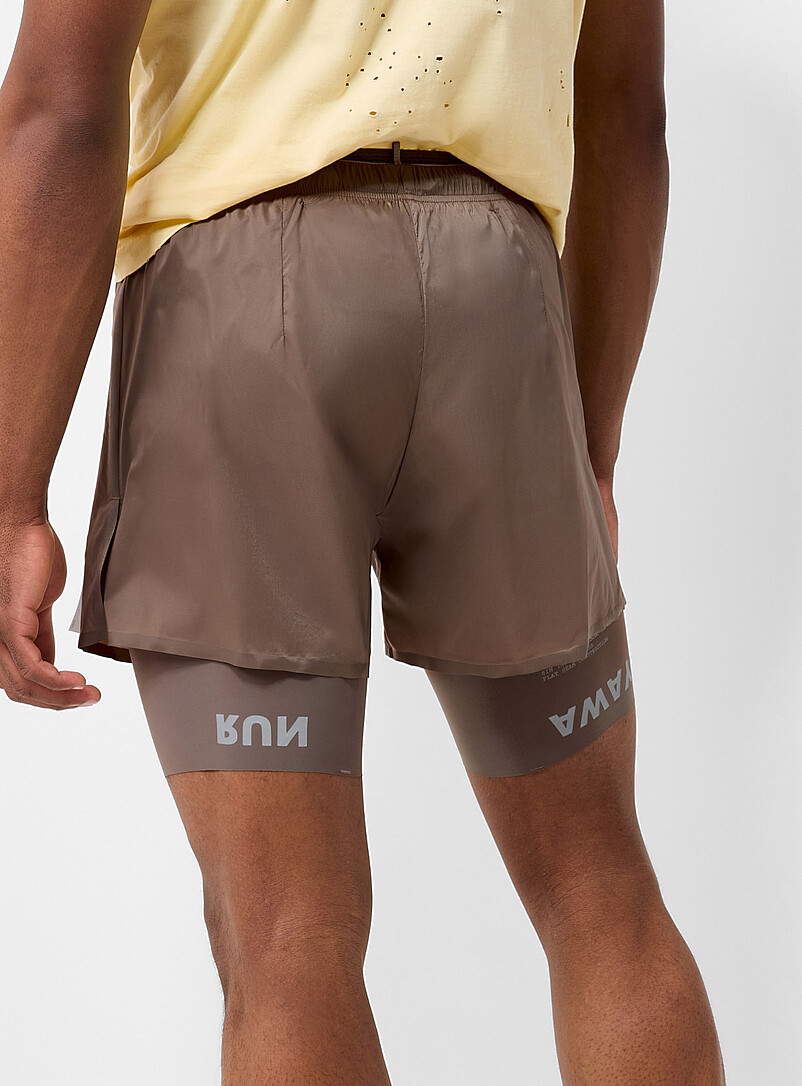 TechSilk™ shorts with built-in bike short 8" length product image 3