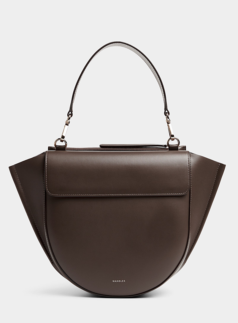 Wandler Dark Brown Hortensia handbag for women