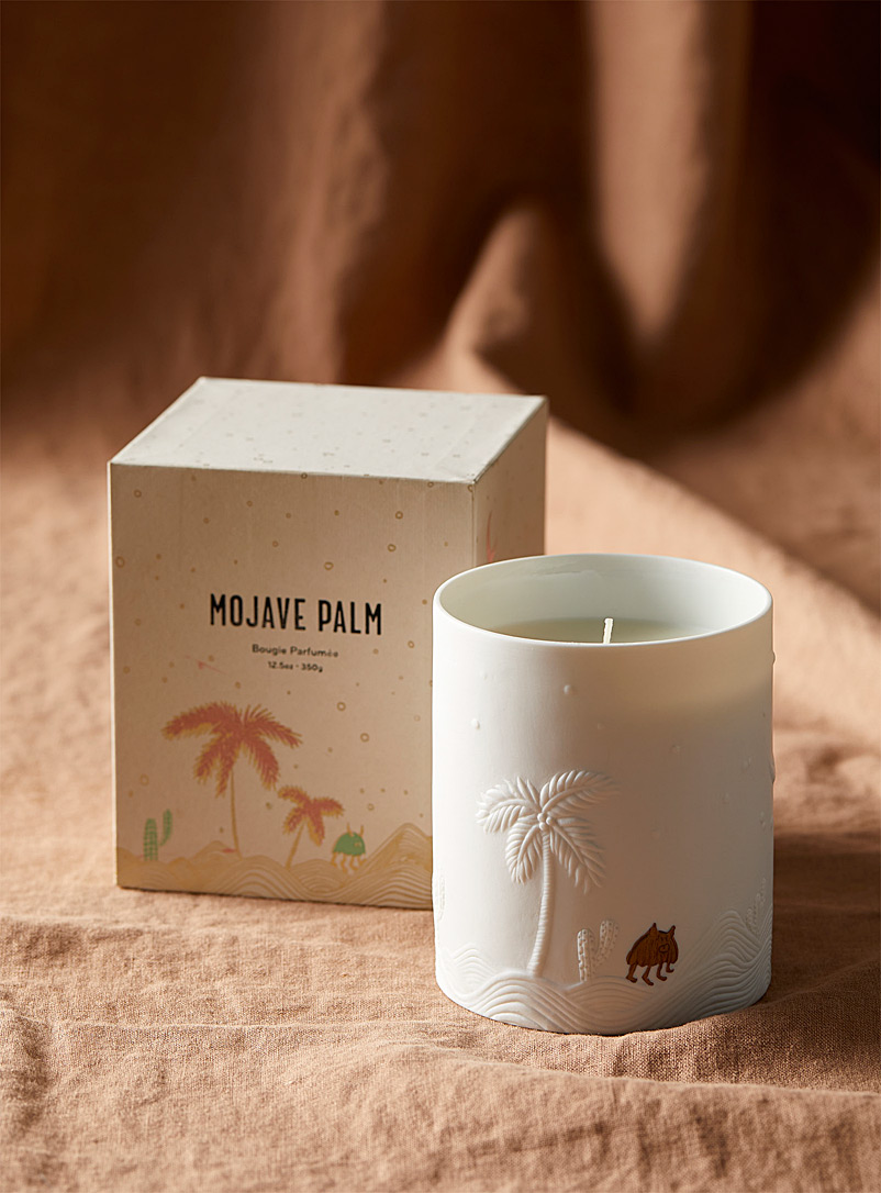 L'OBJET: La bougie parfumée Mojave Palm Blanc pour femme