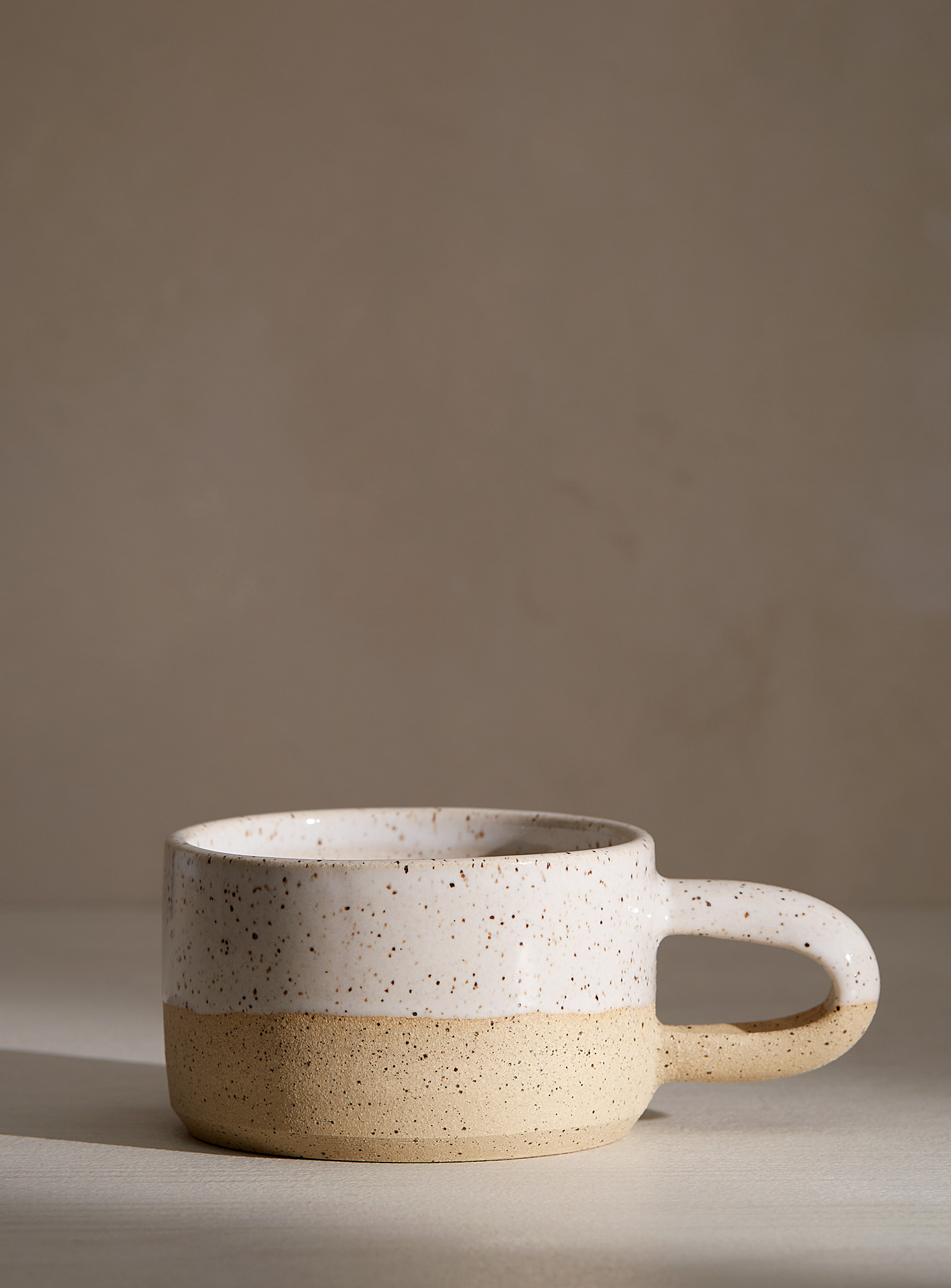 Dompierre Small Comforting Speckled Mug In White