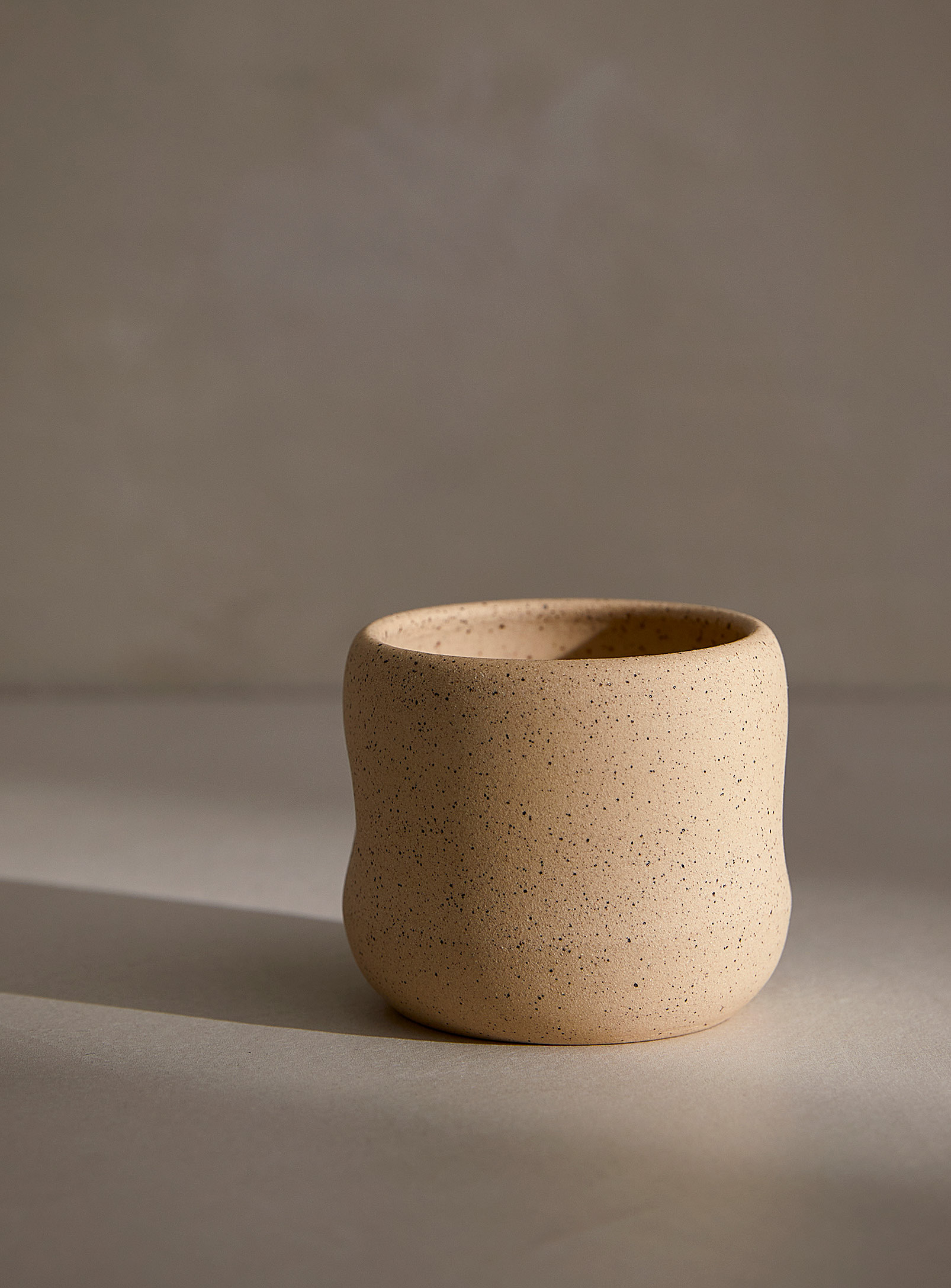 Dompierre Mineral Small Stoneware Tumbler In Neutral