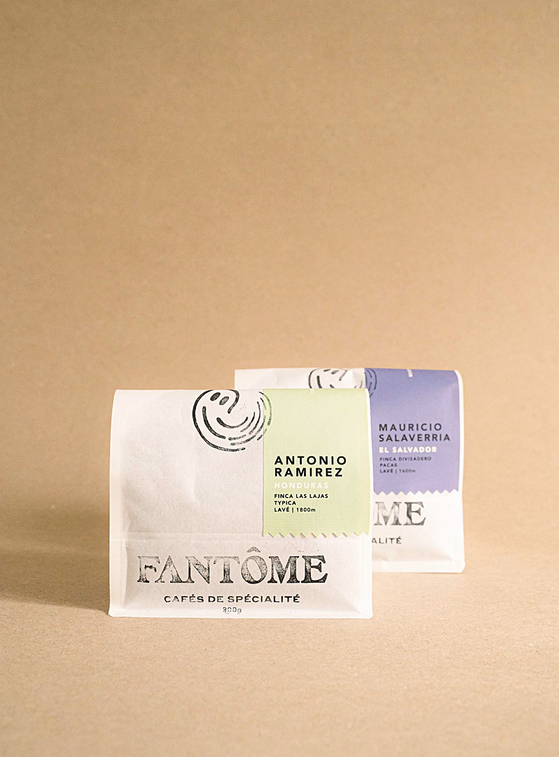 Fantôme Café: Le coffret de café en grain Découverte filtre Ensemble de 2 sacs Assorti