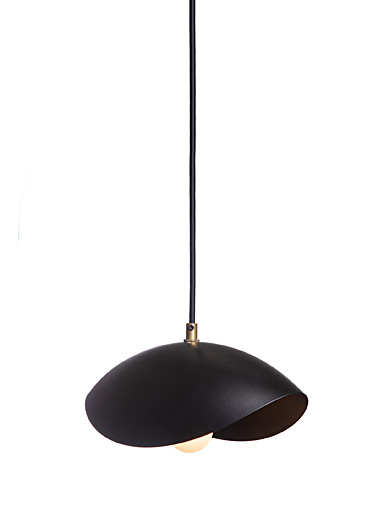 Luminaire Authentik: La lampe suspendue Coquelicot 28 cm de largeur Rouge terreux
