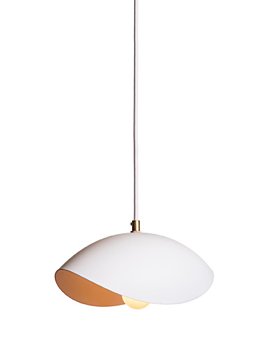 Luminaire Authentik: La lampe suspendue Coquelicot 28 cm de largeur Rouge terreux
