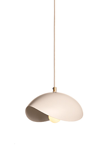 Luminaire Authentik: La lampe suspendue Coquelicot 28 cm de largeur Rouge terreux