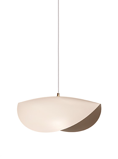 Luminaire Authentik: La lampe suspendue Coquelicot 58,5 cm de largeur Rouge terreux