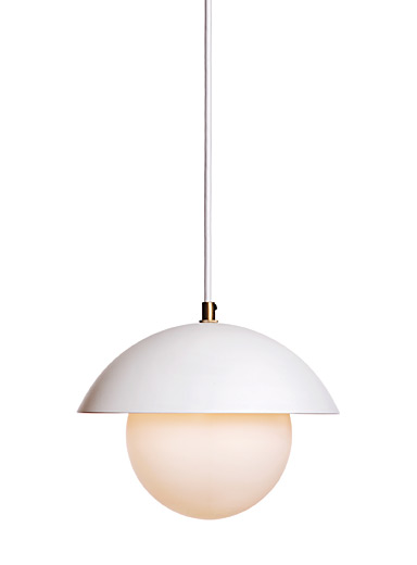 Luminaire Authentik: La lampe suspendue Danoise 24 cm de diam&egrave;tre S&eacute;same