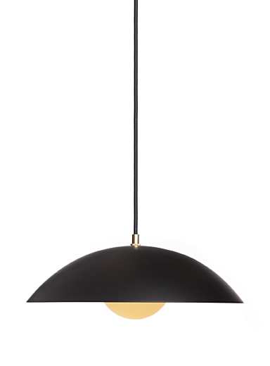 Luminaire Authentik Matte clay Danoise hanging lamp 38 cm in diameter