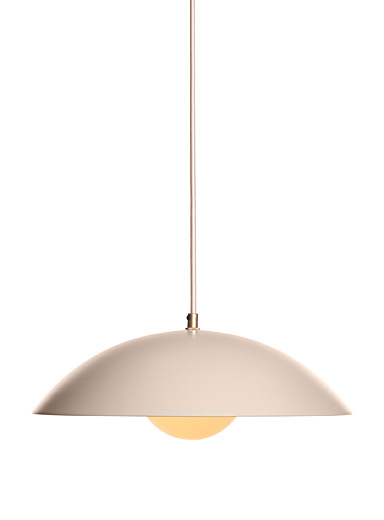 Luminaire Authentik: La lampe suspendue Danoise 38 cm de diam&egrave;tre Argile mat