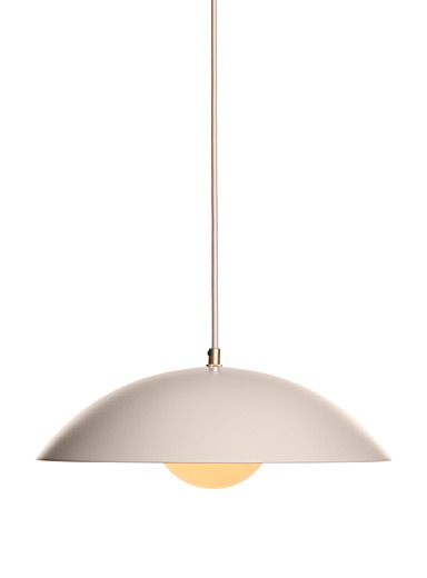 Luminaire Authentik Matte clay Danoise hanging lamp 38 cm in diameter