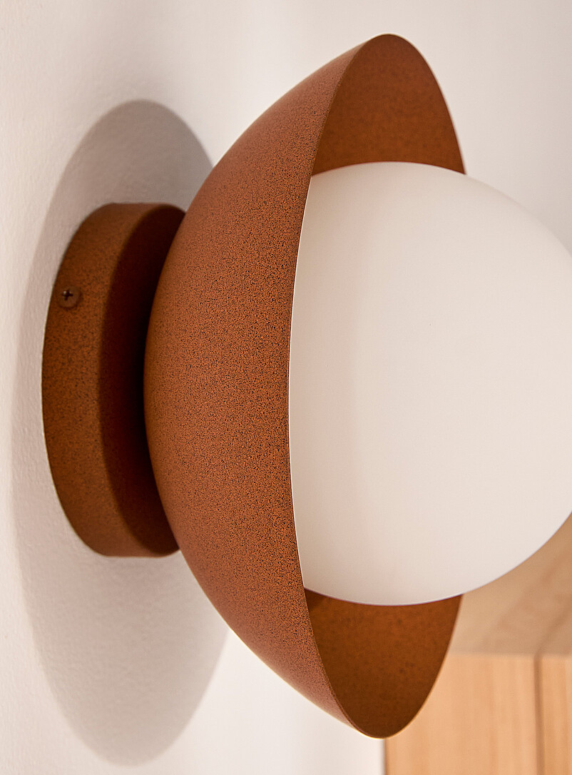 Luminaire Authentik Matte clay Danoise light fixture 24 cm in diameter