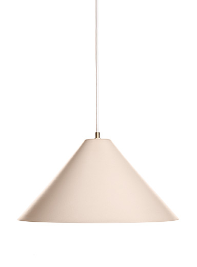 Luminaire Authentik: La lampe suspendue Nomad 46 cm de diam&egrave;tre Lin mat