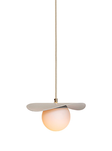 Luminaire Authentik: La lampe suspendue Sopal 28 cm de largeur S&eacute;same