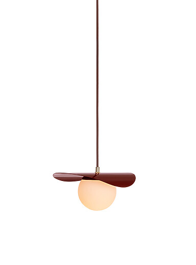 Luminaire Authentik: La lampe suspendue Sopal 28 cm de largeur S&eacute;same