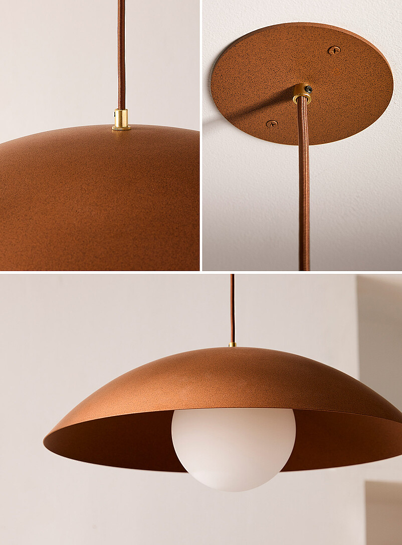 Luminaire Authentik Ivory/Cream Beige Danoise hanging lamp 61 cm in diameter
