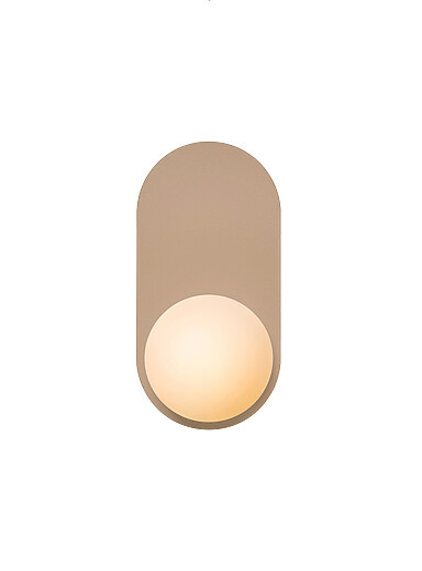 Luminaire Authentik: L'applique murale Arch Argile mat