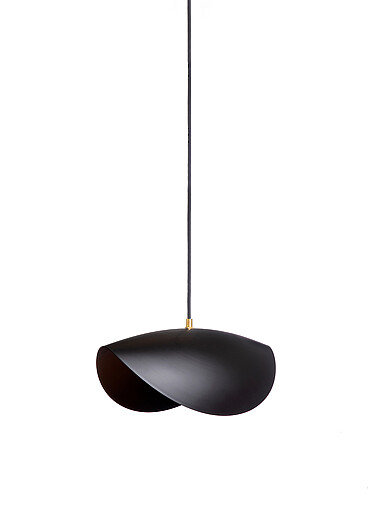 Luminaire Authentik Matt Linen Poppy hanging lamp 46 cm wide