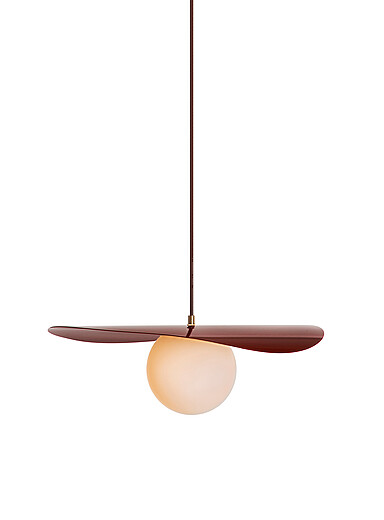 Luminaire Authentik: La lampe suspendue Sopal 46 cm de largeur S&eacute;same