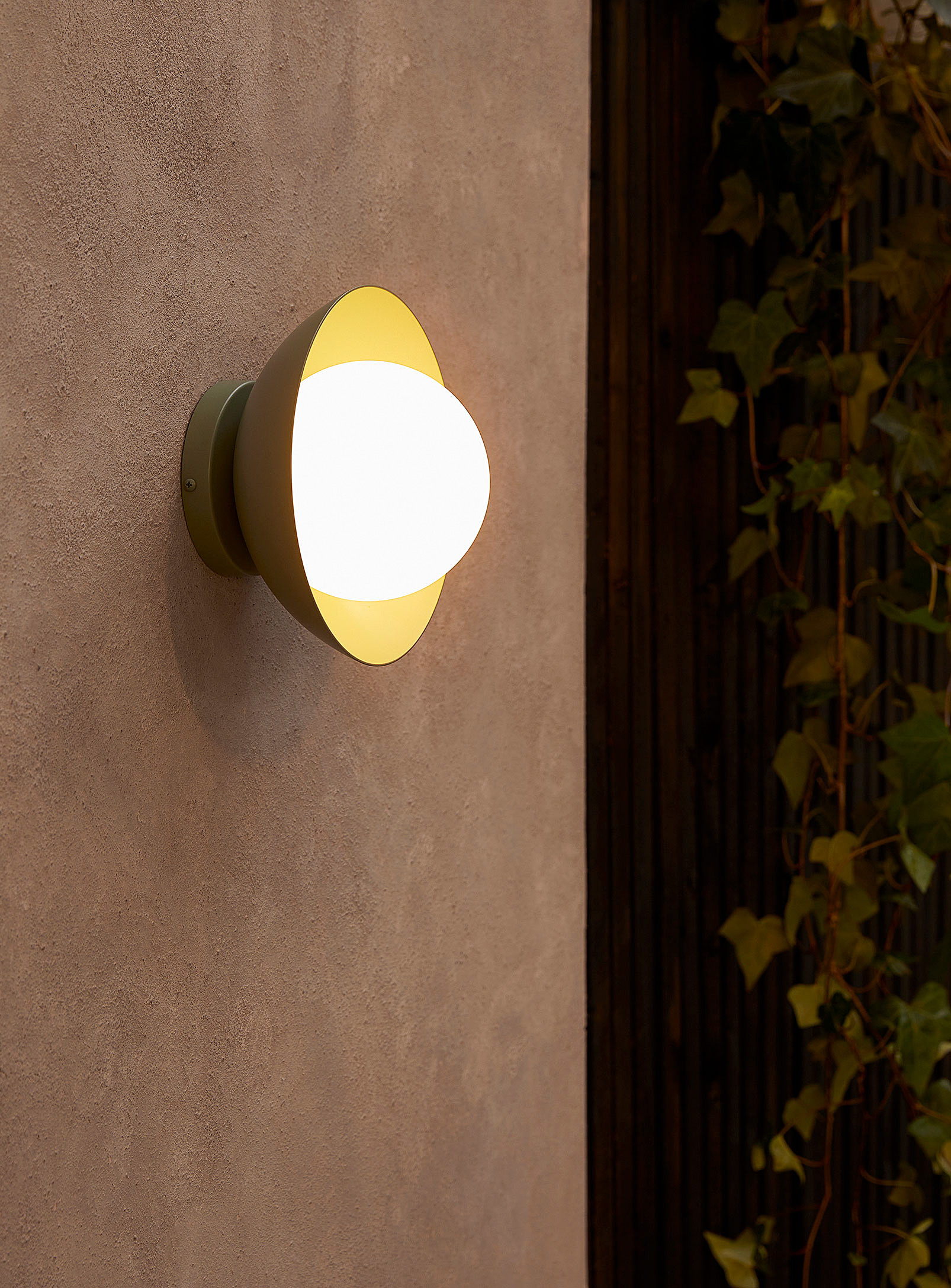 Luminaire Authentik Small Danoise Indoor And Outdoor Light Fixture In Lime Green