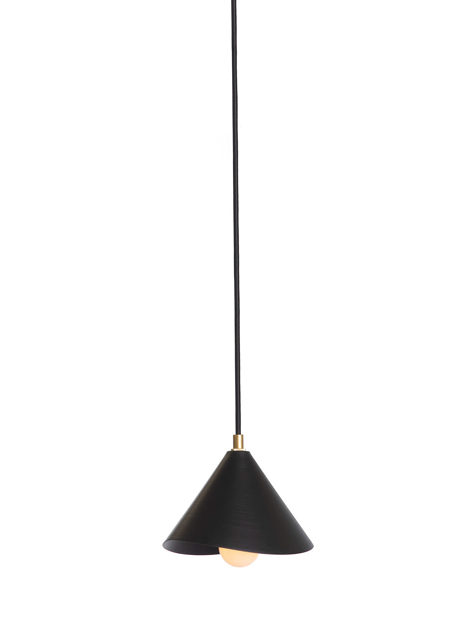 Luminaire Authentik Lotus Hanging Lamp In Black