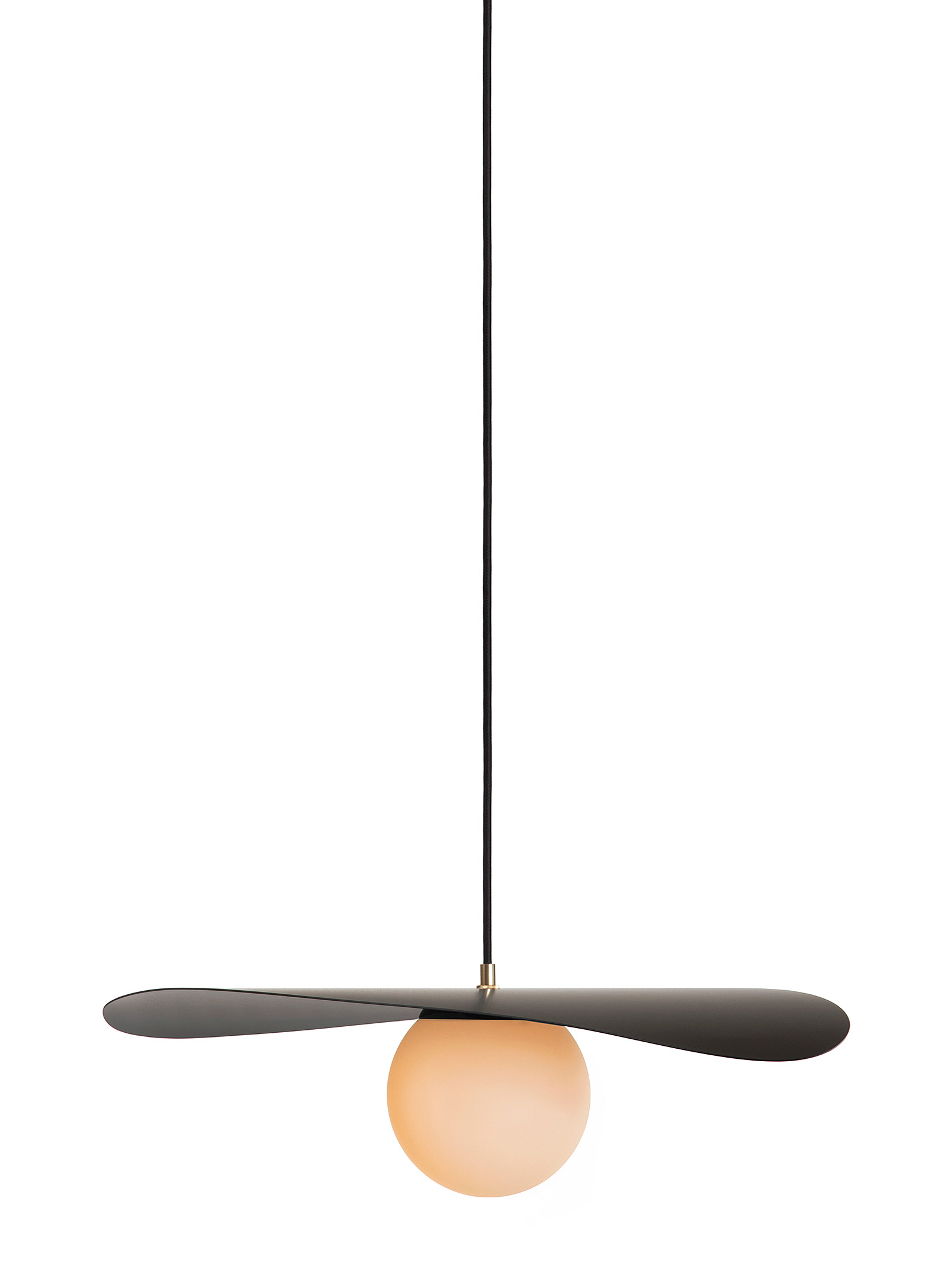 Luminaire Authentik Sopal Large Hanging Lamp In Black