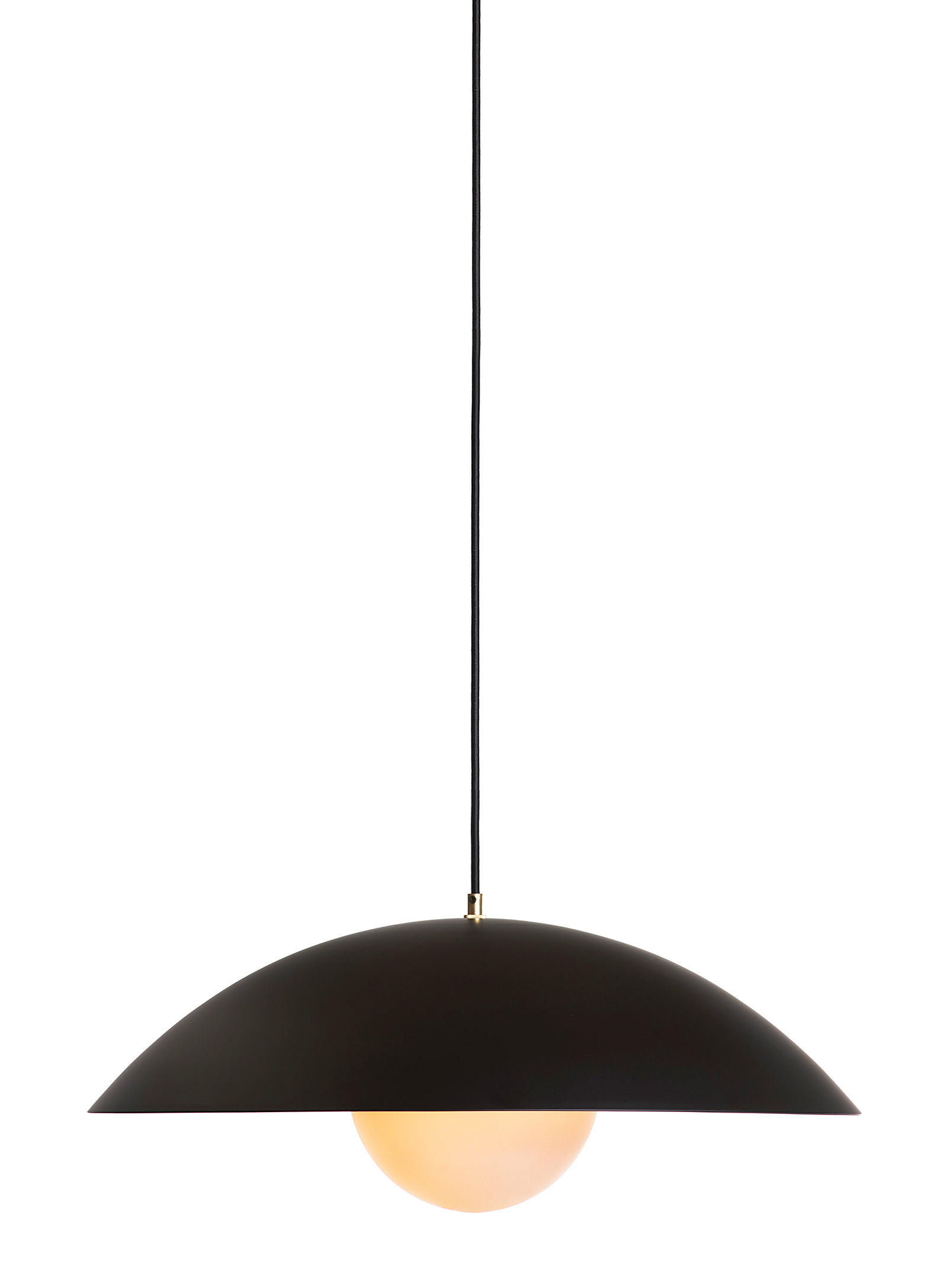 Luminaire Authentik Danoise Hanging Lamp 61 Cm In Diameter In Black