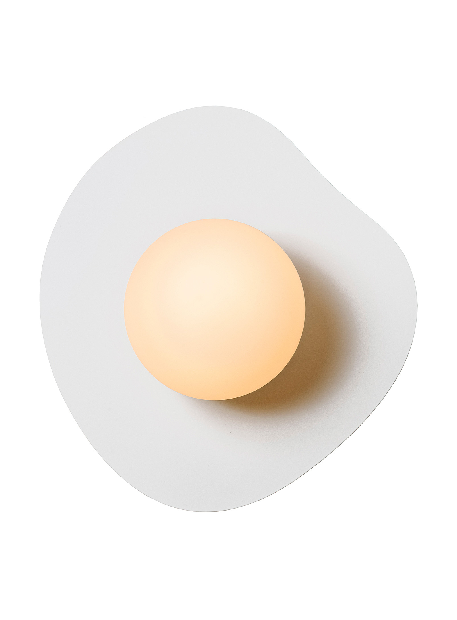 Luminaire Authentik Nopal Asymmetrical Light Fixture In White